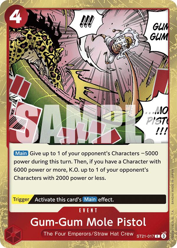 Gum-Gum Mole Pistol (ST21-017) [Starter Deck EX: Gear 5]