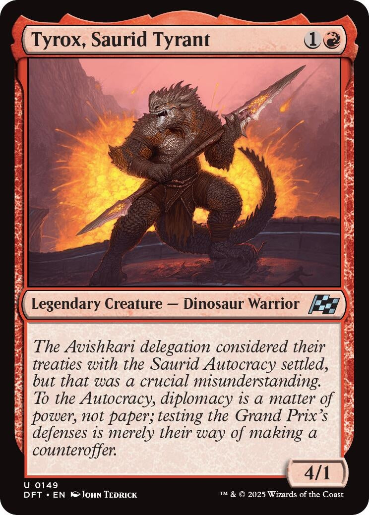 Tyrox, Saurid Tyrant [Aetherdrift]