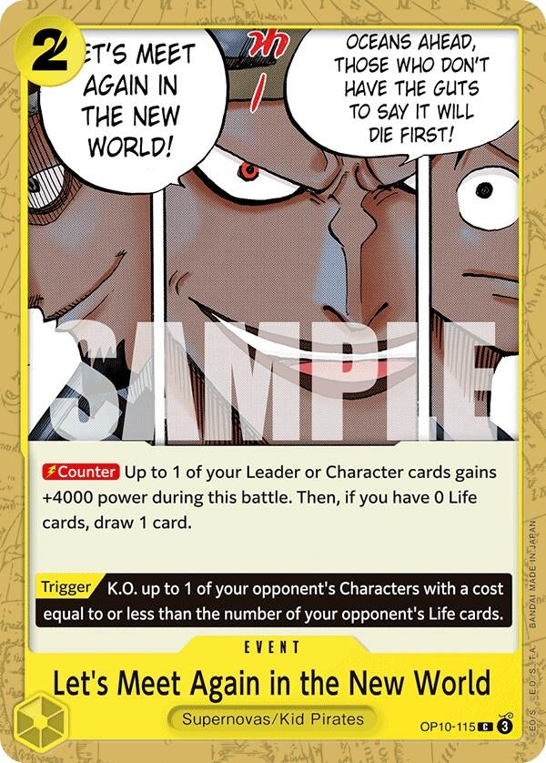 Image for Let's Meet Again in the New World (OP10-115) - One Piece Card Game