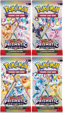 Image for Prismatic Evolutions Booster Pack Art Bundle [Set of 4] - Pokemon