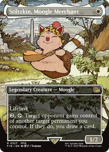 Image for Stiltzkin, Moogle Merchant (Borderless) (327) (FIN) - Magic: The Gathering