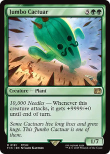 Image for Jumbo Cactuar (191) (FIN) - Magic: The Gathering