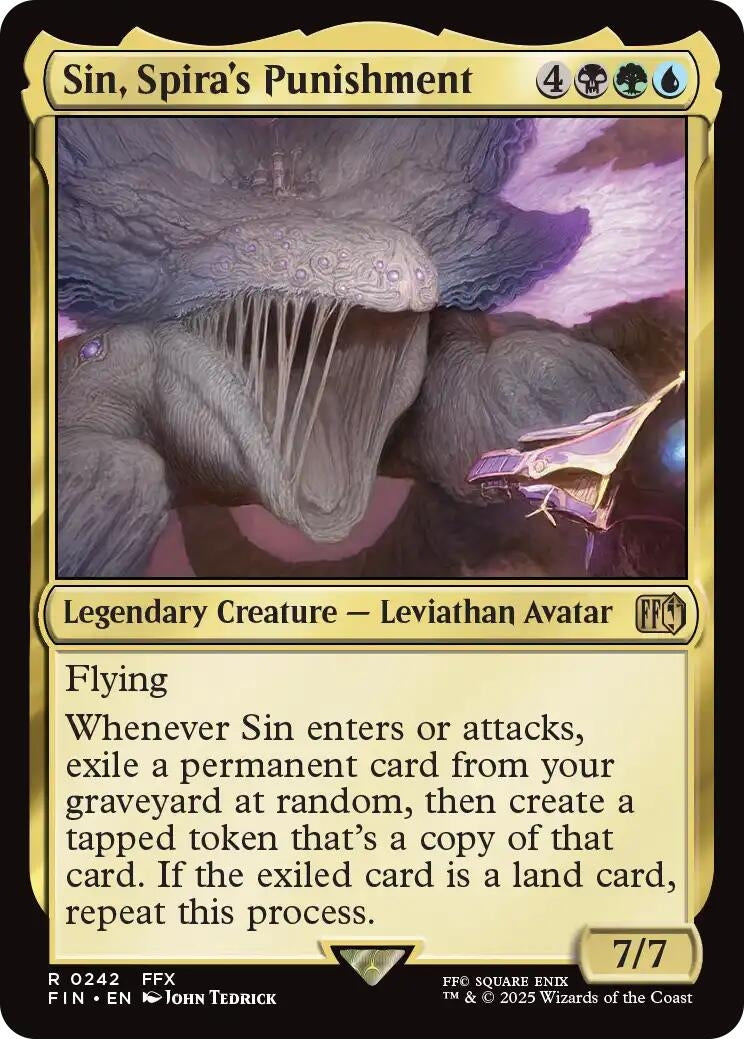 Image for Sin, Spira's Punishment (242) (FIN) - Magic: The Gathering