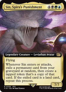 Image for Sin, Spira's Punishment (Extended Art) (508) (FIN) - Magic: The Gathering