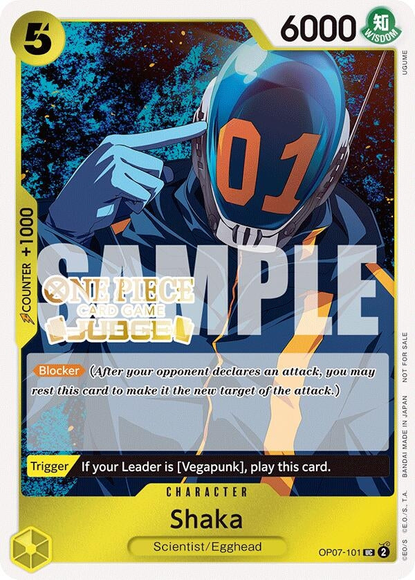 Image for Shaka (Judge Pack Vol. 5) (OP07-101) (OP-PR) - One Piece Card Game