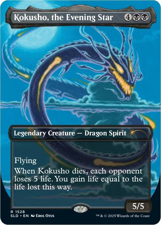Image for Kokusho, the Evening Star (Rainbow Foil) (1528) [Secret Lair Drop Series] - Magic: The Gathering
