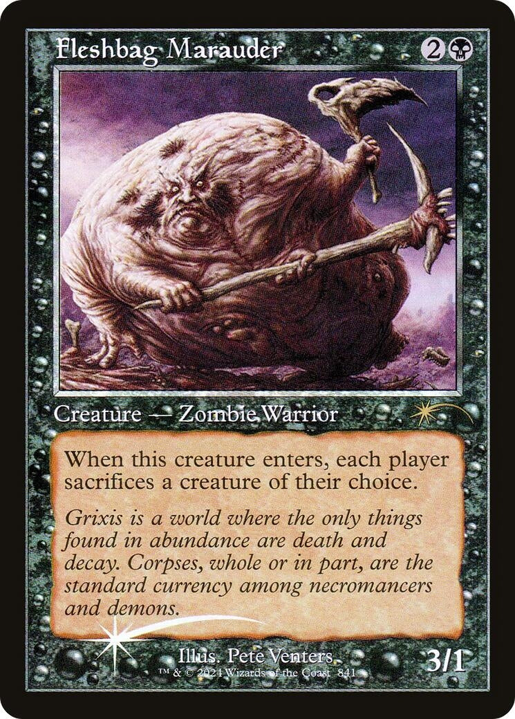 Image for Fleshbag Marauder (841) (Retro Frame) (841) [Secret Lair Drop Series] - Magic: The Gathering