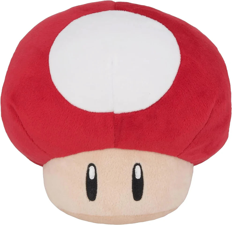 Red Super Mushroom 6" Plush [Little Buddy]