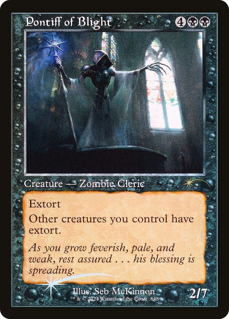 Image for Pontiff of Blight (Retro Frame) (848) [Secret Lair Drop Series] - Magic: The Gathering
