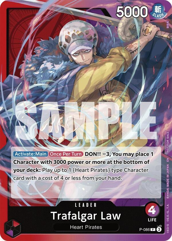 Trafalgar Law (OP10 Release Event) (P-086) (OP-PR)