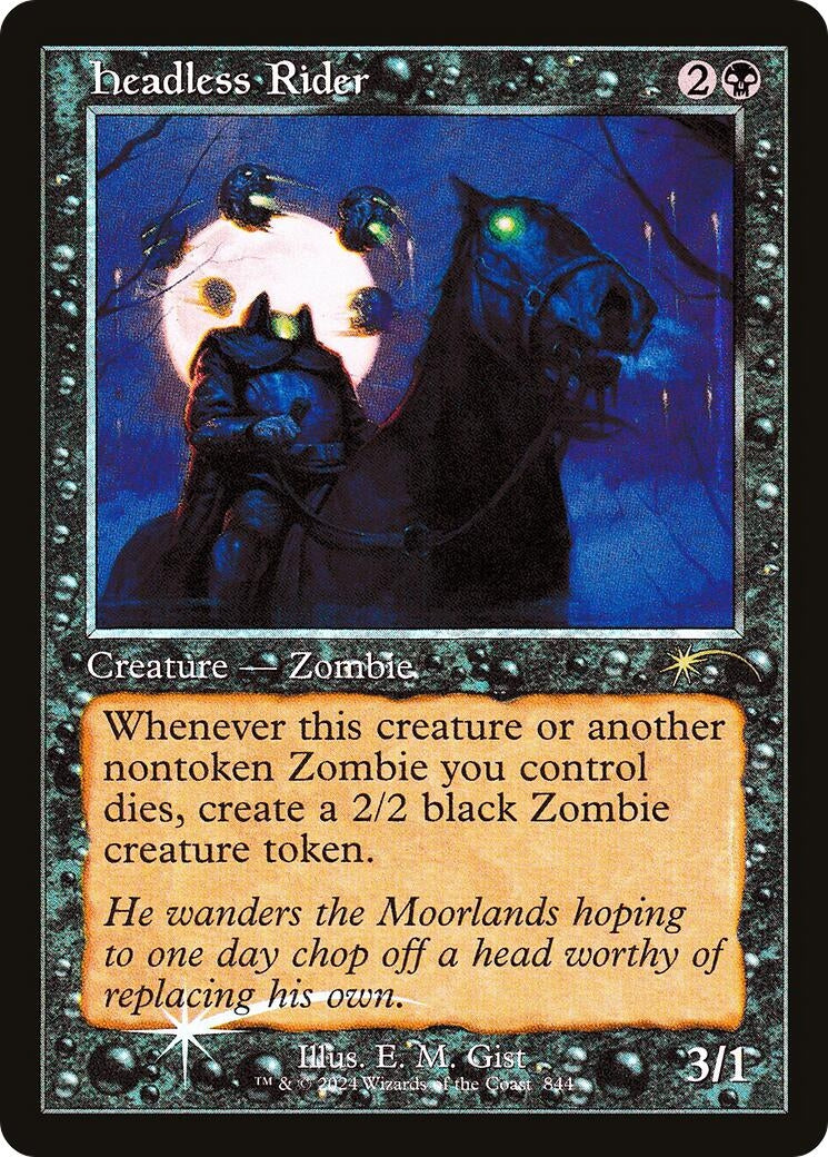 Image for Headless Rider (Retro Frame) (844) [Secret Lair Drop Series] - Magic: The Gathering