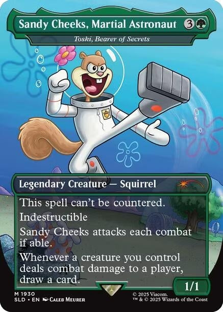 Image for Sandy Cheeks, Martial Astronaut - Toski, Bearer of Secrets (1930) [Secret Lair Drop Series] - Magic: The Gathering