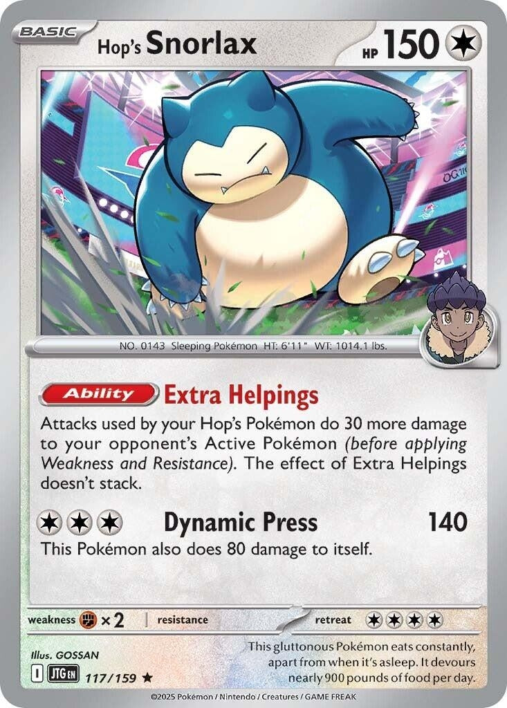 Hop's Snorlax (117/159)