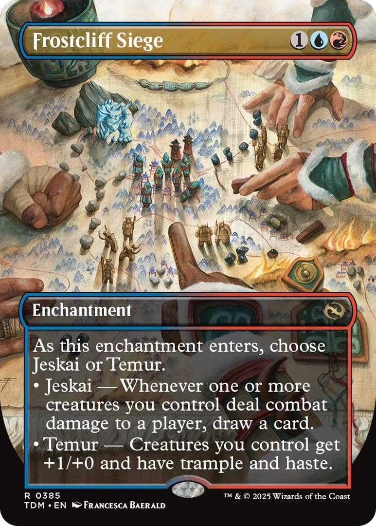 Image for Frostcliff Siege (Borderless) (385) (TDM) - Magic: The Gathering