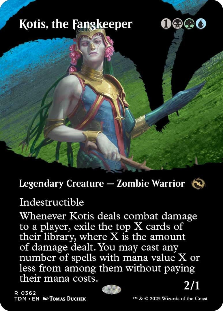 Image for Kotis, the Fangkeeper (Borderless) (362) (TDM) - Magic: The Gathering