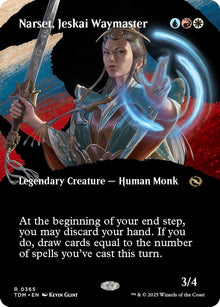 Image for Narset, Jeskai Waymaster (Borderless) (365) (TDM) - Magic: The Gathering