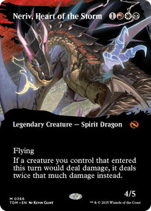 Image for Neriv, Heart of the Storm (Borderless) (366) (TDM) - Magic: The Gathering