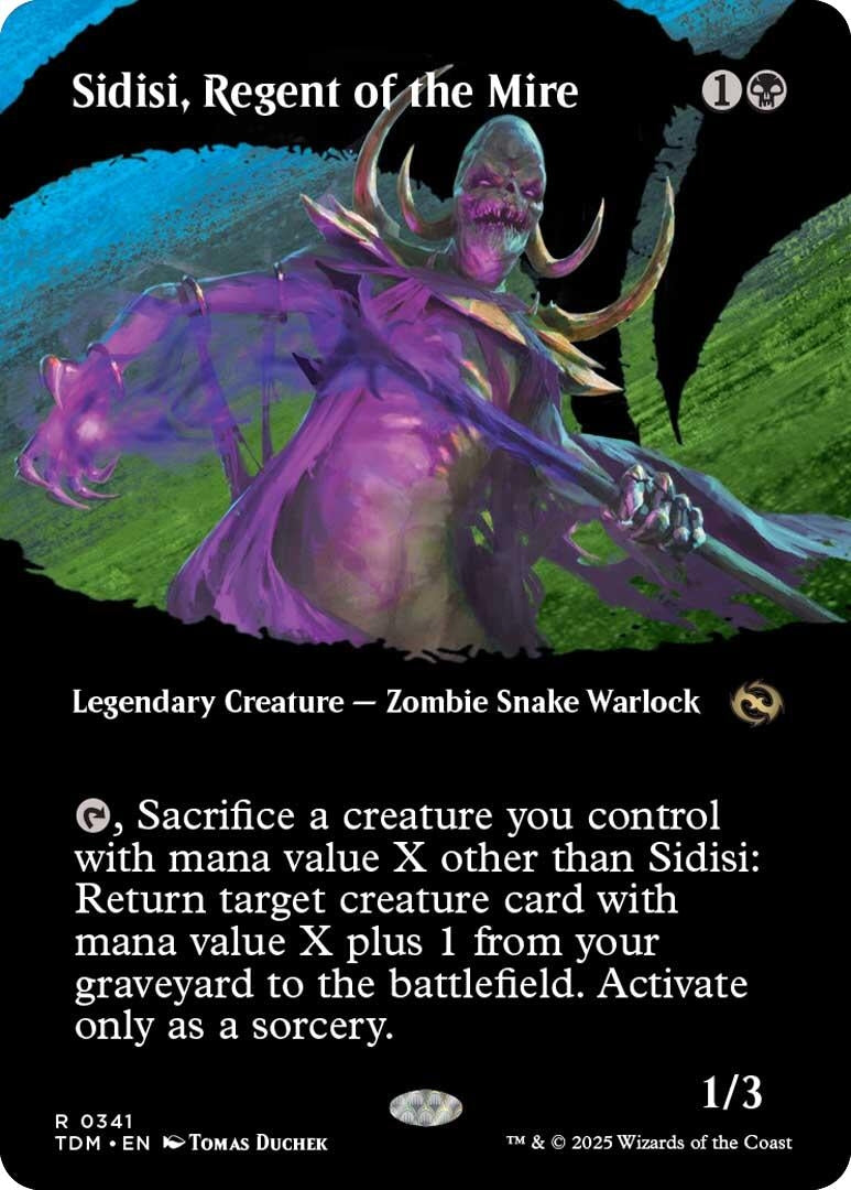 Image for Sidisi, Regent of the Mire (Borderless) (341) (TDM) - Magic: The Gathering