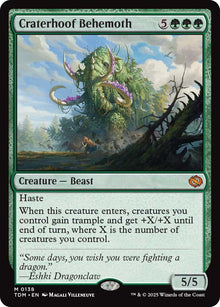 Image for Craterhoof Behemoth (138) (TDM) - Magic: The Gathering