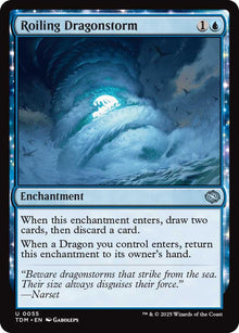 Image for Roiling Dragonstorm (55) (TDM) - Magic: The Gathering
