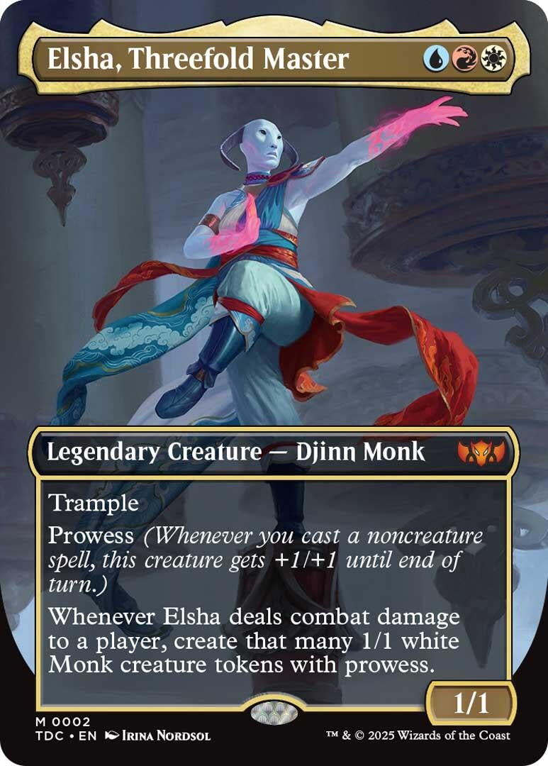 Elsha, Threefold Master (Borderless) (2) (TDC)