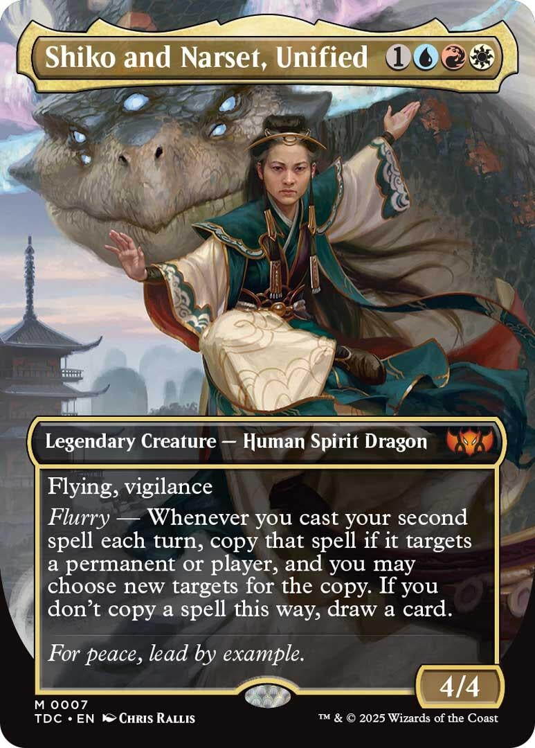 Shiko and Narset, Unified (Borderless) (7) (TDC)