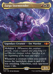 Zurgo Stormrender (Borderless) (10) (TDC)