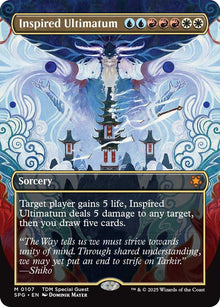 Image for Inspired Ultimatum (Borderless) (107) (SPG) - Magic: The Gathering