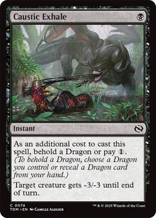 Image for Caustic Exhale (74) (TDM) - Magic: The Gathering