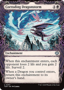 Image for Corroding Dragonstorm (Showcase) (297) (TDM) - Magic: The Gathering
