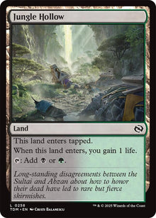 Image for Jungle Hollow (258) (TDM) - Magic: The Gathering
