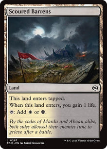 Image for Scoured Barrens (267) (TDM) - Magic: The Gathering