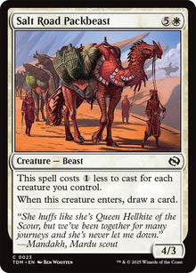 Image for Salt Road Packbeast (23) (TDM) - Magic: The Gathering