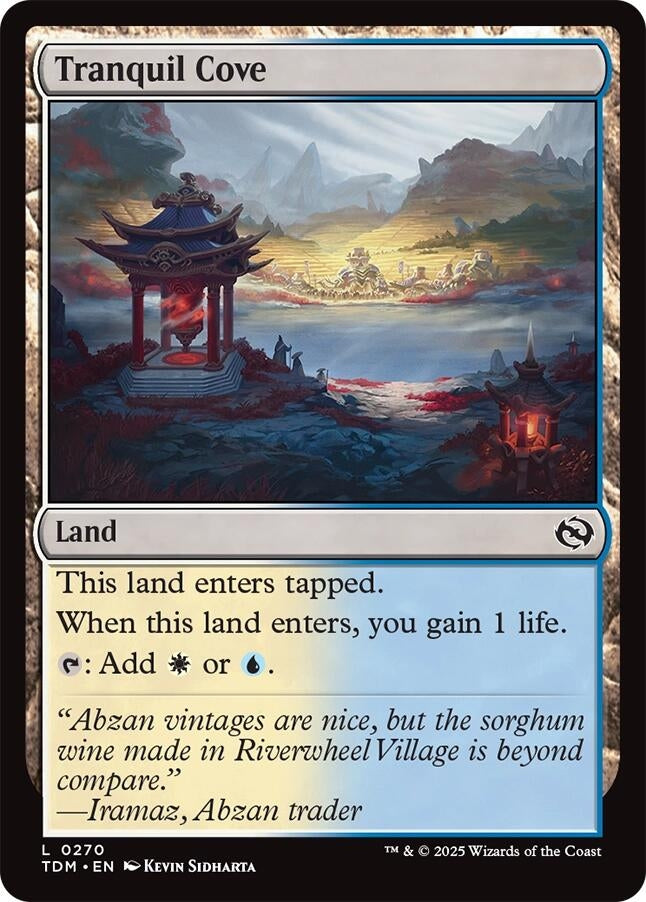 Image for Tranquil Cove (270) (TDM) - Magic: The Gathering