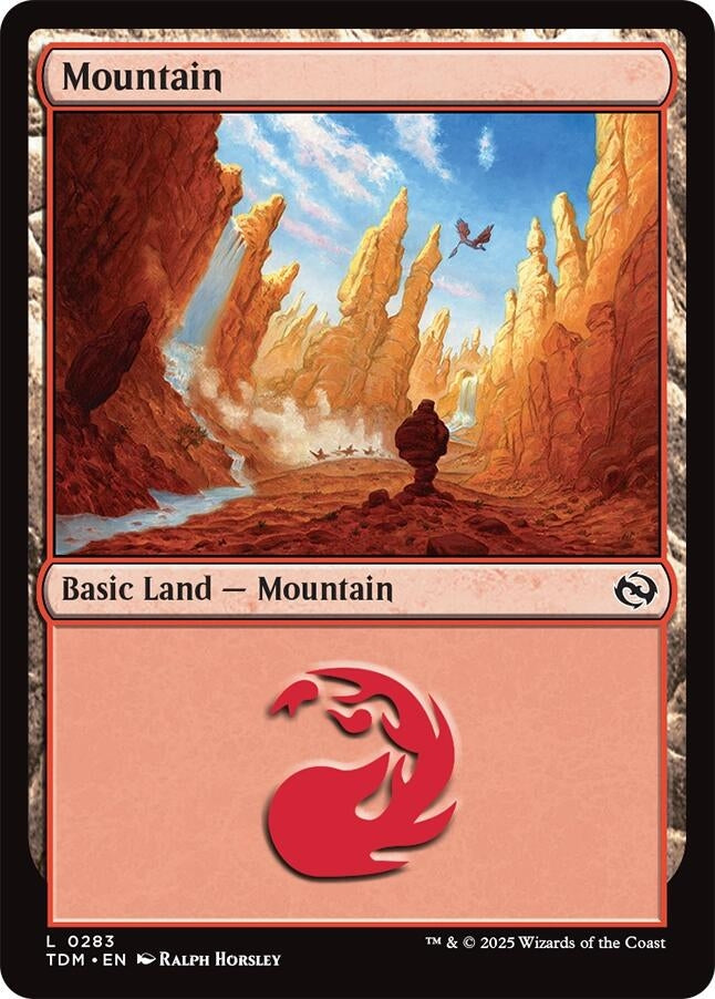 Image for Mountain (0283) (283) (TDM) - Magic: The Gathering