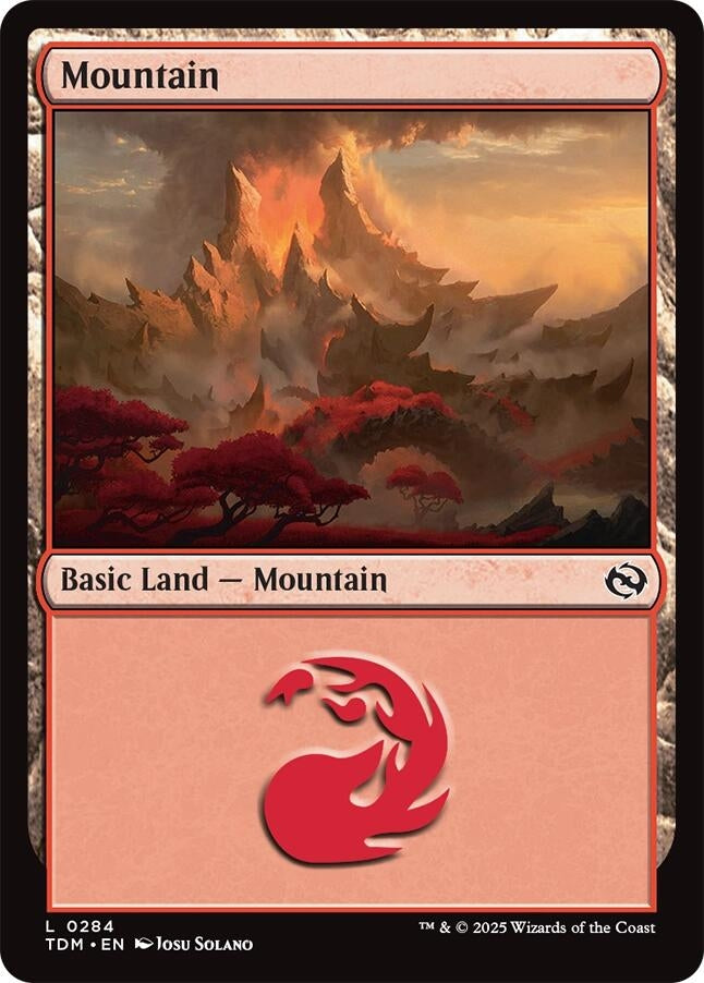 Image for Mountain (0284) (284) (TDM) - Magic: The Gathering