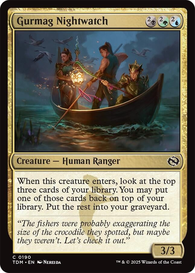 Image for Gurmag Nightwatch (190) (TDM) - Magic: The Gathering