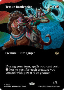 Temur Battlecrier (Borderless) (372) (TDM)