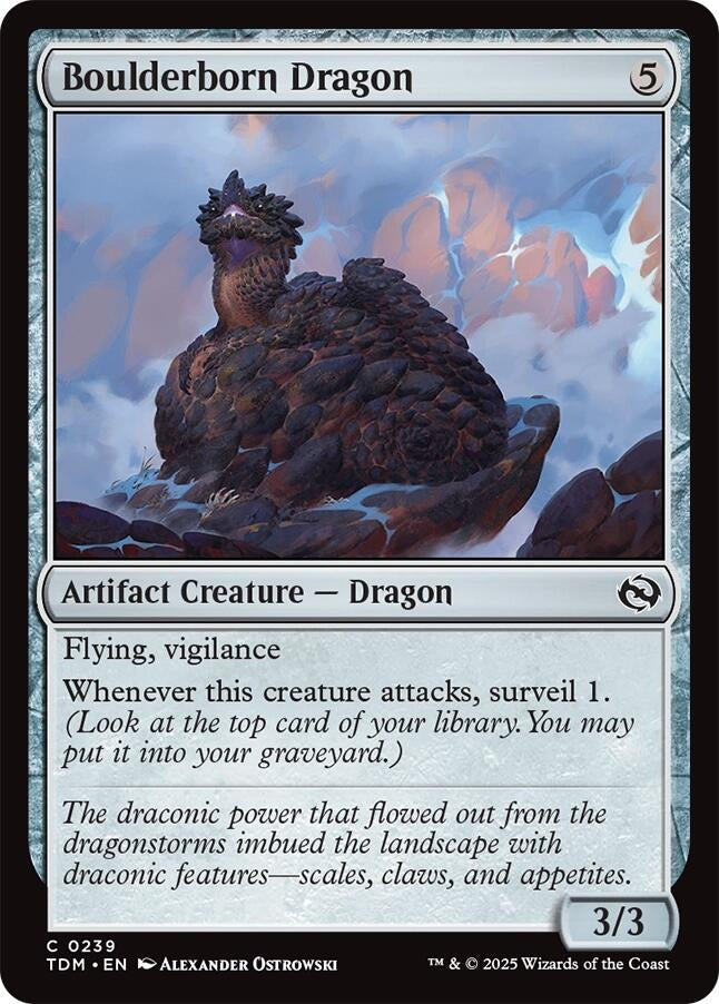 Image for Boulderborn Dragon (239) (TDM) - Magic: The Gathering