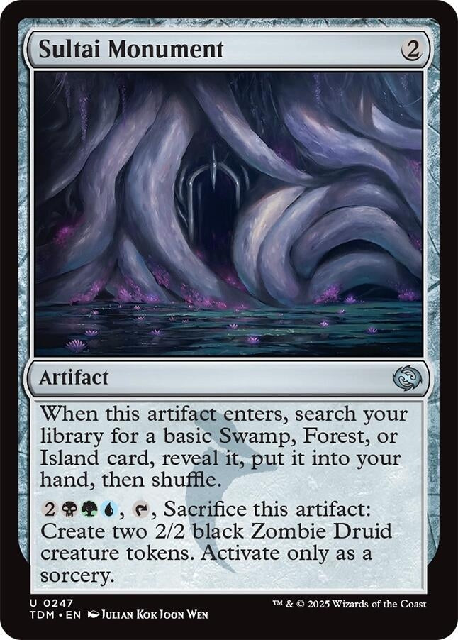 Image for Sultai Monument (247) (TDM) - Magic: The Gathering