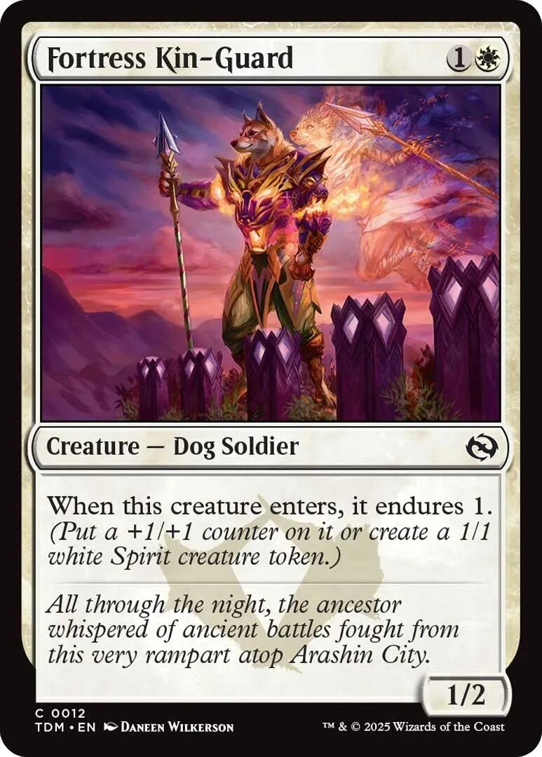 Image for Fortress Kin-Guard (12) (TDM) - Magic: The Gathering