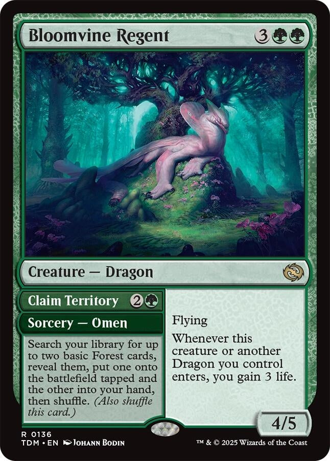 Image for Bloomvine Regent (136) (TDM) - Magic: The Gathering