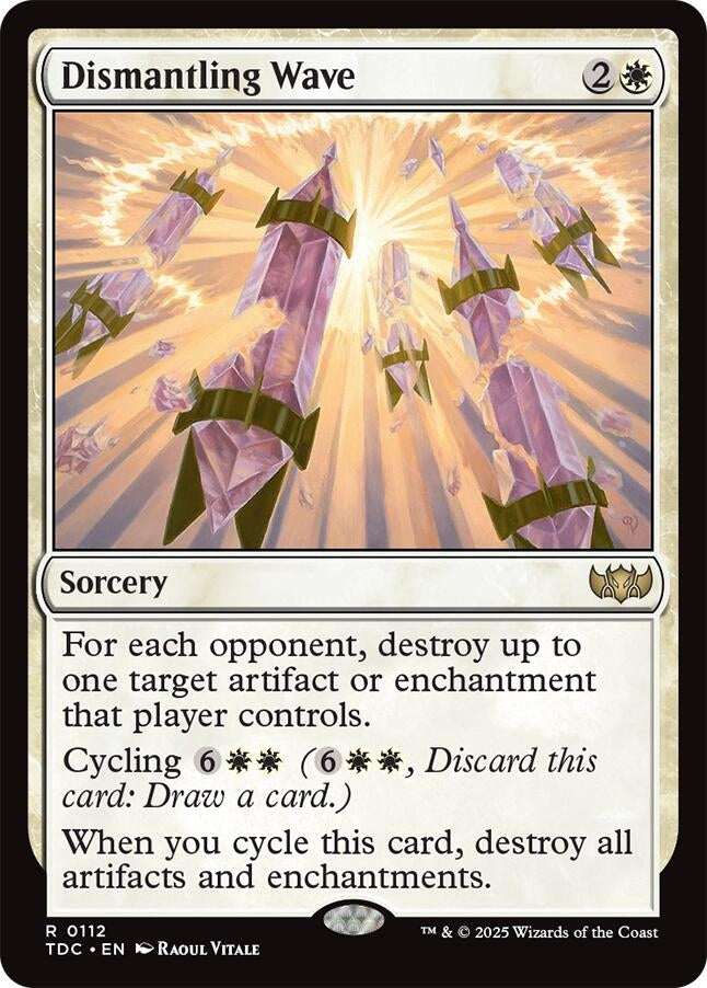Image for Dismantling Wave (112) (TDC) - Magic: The Gathering