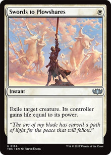 Image for Swords to Plowshares (134) (TDC) - Magic: The Gathering
