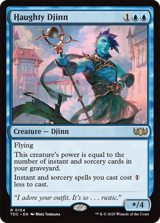 Image for Haughty Djinn (154) - Magic: The Gathering