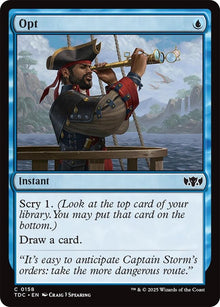 Image for Opt (158) (TDC) - Magic: The Gathering