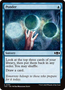 Image for Ponder (159) (TDC) - Magic: The Gathering