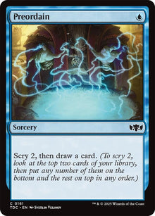Image for Preordain (161) (TDC) - Magic: The Gathering