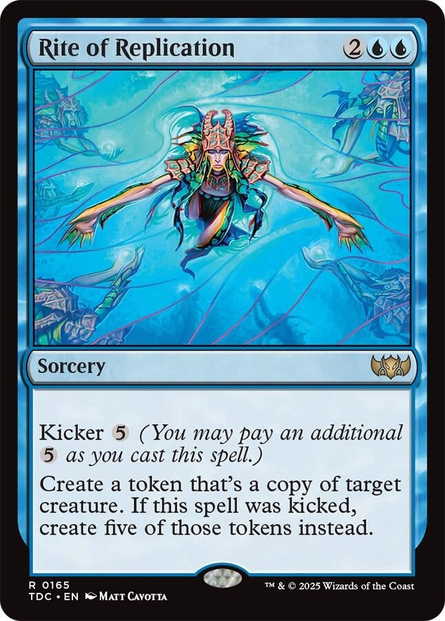 Image for Rite of Replication (165) (TDC) - Magic: The Gathering