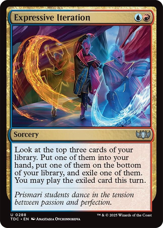 Image for Expressive Iteration (288) (TDC) - Magic: The Gathering